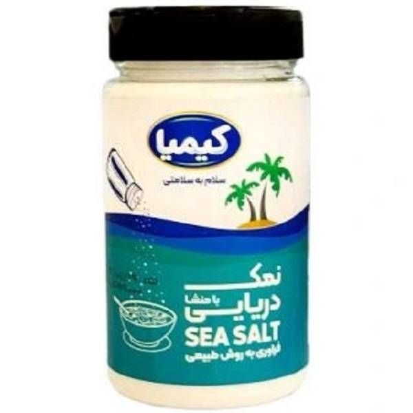 نمک دریایی قوطی 500گرم کیمیا